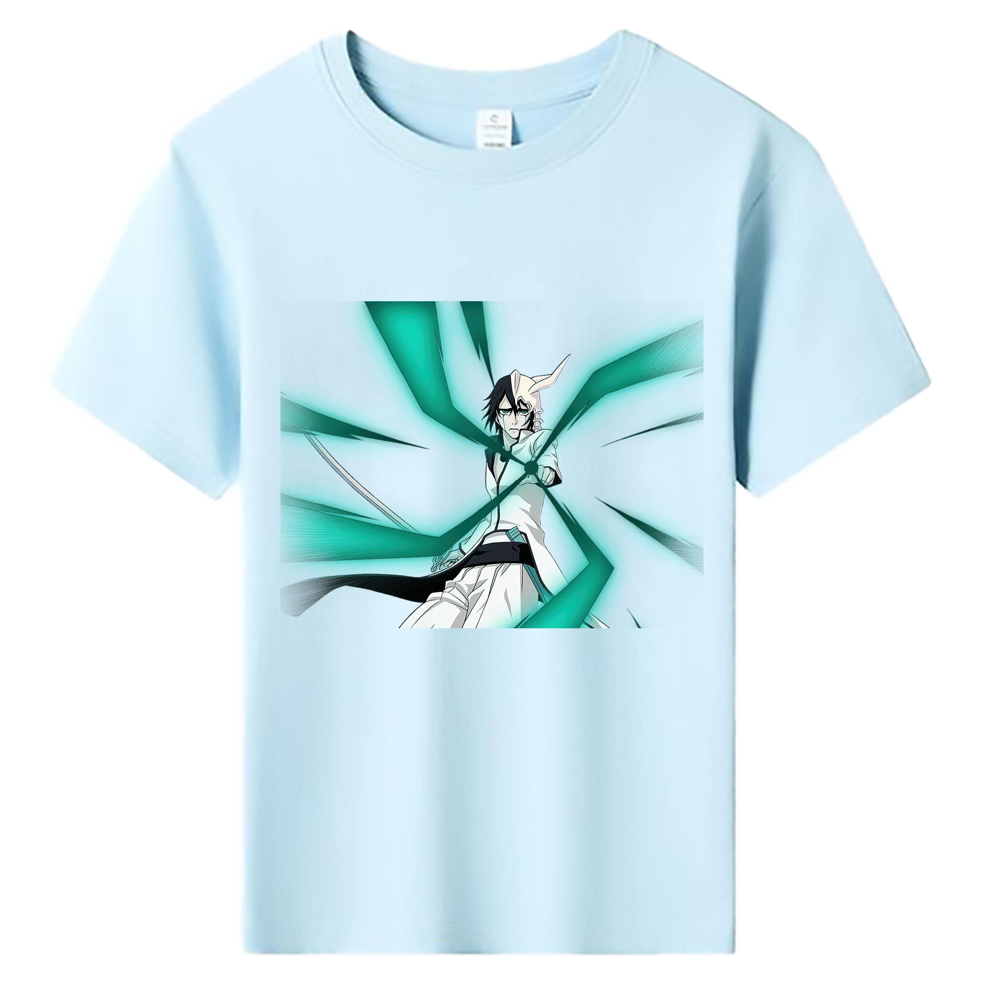 （画像用） ブリーチ ウルキオラ·シファー BLEACH Ulquiorra cifer 綿100％キッズTシャツ（フロントプリント）